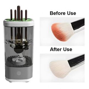Cleaning Tools Factory Direct Sales New Upgraded Portable Electric USB Eco-Friendly Makeup Brush Cleaner <b>Bathroom</b> Home Use Deep - Product Image 5