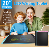 Tablette d'écriture LCD sans papier à grand écran de 20 pouces OEM/ODM, tableaux de dessin électroniques numériques pour enfants