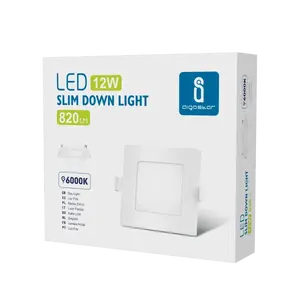 Downlight LED empotrable ultrafino de 12W, luz blanca, ideal para iluminación de interiores y ahorro de energía. - Product Image 3