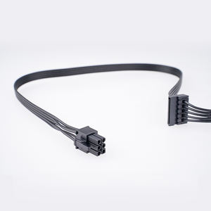 Câble d'<span class=keywords><strong>alimentation</strong></span> modulaire SCONDAR PCIe 6 broches vers SATA 15 broches pour disque dur, adaptateur répartiteur 1 vers 4 pour <span class=keywords><strong>Corsair</strong></span> RM - Product Image 5