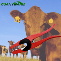 Pince applicatrice universelle pour étiquettes d'oreille de bétail, en alliage d'aluminium, pour bovins, porcs, moutons, chèvres, élevage