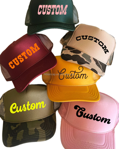 Custom Win Logo Bulk <b>Plain</b> 5 Panel Embroidery Sublimation Foam Mesh Fashion Sports Character Trucker Hats <b>Baseball</b> <b>Caps</b> - Product Image 1