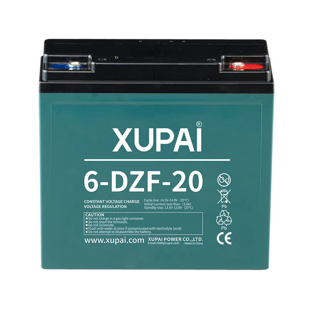 Long lifespan 6-dzm-20 6.8kg 60volt rechargeable pack lead acid for electric bike agm battery Powerful merchants