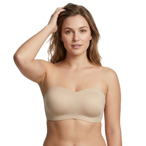 <span class=keywords><strong>Reggiseno</strong></span> <span class=keywords><strong>senza</strong></span> <span class=keywords><strong>ferretto</strong></span> con cuscinetti rimovibili, traspirante, supporto <span class=keywords><strong>e</strong></span> sollevamento, anti-shock, in seta ghiaccio, <span class=keywords><strong>senza</strong></span> cuciture, chiusura posteriore, <span class=keywords><strong>senza</strong></span> <span class=keywords><strong>spalline</strong></span> - Product Image 2