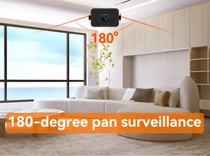 Cámara de Seguridad Inteligente WiFi de 5MP, Pequeña, con Reloj, PTZ, Inalámbrica, con Batería, Gran Angular, Audio Bidireccional - Product Image 4