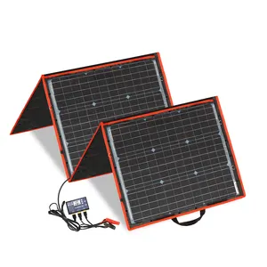 Frete Grátis DOKIO Top Selling Painéis Solares Portable Solar Blanket160w Caminhadas ao ar livre Camping Mochila 80w Painel Solar Preço