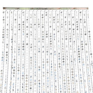 Decoración de Techo Circular Romántica LANJO para Bodas con Cortinas de Cristal Plateado y Lentejuelas para el Escenario Nupcial - Product Image 5