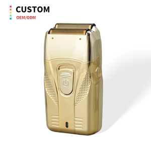 Rasoir Électrique Sans Fil à Double Lame pour Homme, Rasoir à Double Grille Doré, ODM/OEM - Product Image 1