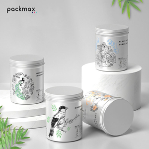 New Year Gift <b>Box</b> Chinese Creative <b>Tea</b> Can 500ml Large - Premium Empty Aluminum <b>Tea</b> Tin Wholesale Packaging - Product Image 5
