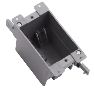 Non-Metallic 1-Gang Plastic Old Work Standard Switch/Outlet Wall Electrical Junction Box