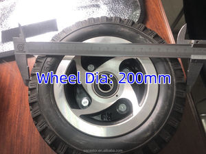 8 Inch Massief Bandenwiel Niet-Opblaasbare Band Met Kogellagernaaf Voor Gas/Elektrische Scooter Vervangende Wielen - Product Image 3