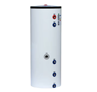 Pompe à chaleur air-eau autonome 200L en acier inoxydable avec isolation thermique pour réservoir chaud/froid solaire/à batterie/électrique à usage domestique