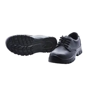 Metal Free Good Prices Black Genuine Leather PU Industry Safty Work Men Woodland ESD Antistatic Clean Room Shoes Office Staff