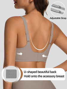 Sujetadores Inalámbricos con Escote Ondulado para Mujer, Sin Costuras, Sin Varillas, Cobertura Completa, Acolchados, Cómodos, Bralettes, Brassiere Personalizado - Product Image 3