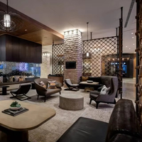 Klassische italienische Wohnung Wohnzimmer Hotel Lobby Möbel Ecke Liege Echtes Leder Schnitt Günstige Leders ofa