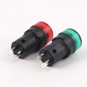 Lampe indicatrice LED Ad16-16E 16 mm rouge 12 V IP65, lampe de signalisation pour usage industriel - Product Image 3