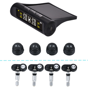 Real-time Wireless Car Tire Pressure Monitoring System Solar External Internal Universal <b>TPMS</b> - Product Image 4