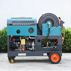 Máquina AMJET MS3030 de 300 bar para limpieza de desagües de aguas residuales, 8 GPM, máquina limpiadora de tuberías de 50-350 mm, bomba alemana para limpieza de líneas de alcantarillado - Product Image 5