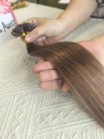 Extensions de cheveux humains vietnamiens 100% Remy de marque Snail Tip EA, mèches brutes à double trame, fusion à la machine, texture crépue HD, couleur claire