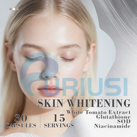 Capsules blanchissantes à la niacinamide, extrait de tomate blanche, pépins de raisin, glutathion, SOD, VC, compléments alimentaires en capsules