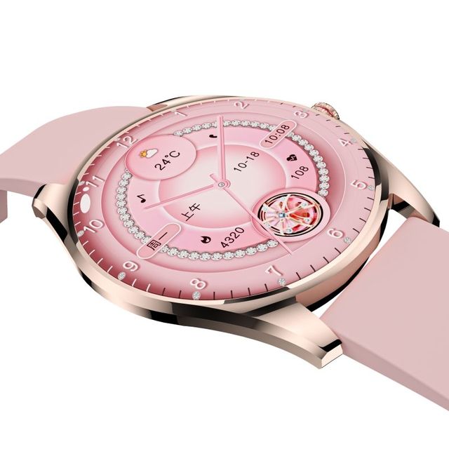 Slim Ladies Smartwatch New Arrival V36 Smartwatch AMOLED Screen Heart Rate Outdoor Sports Fashion Health Monitoring Watch