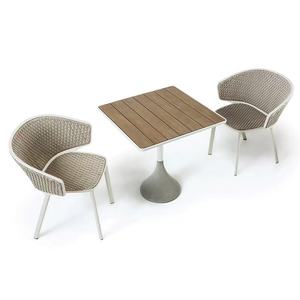 Mobilier d'extérieur moderne Tables en rotin imperméable Chaises Hôtels Villas Jardins Cours Balcons Restaurants Loisirs - Product Image 5