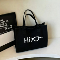 Sac fourre-tout en toile moyen pour femme, motif dessin animé, personnalisable avec logo, sac de shopping robuste
