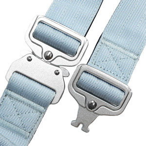 Arnés Táctico Azul Claro para Perro, Acolchado, con Múltiples Anillas Metálicas en D, Ajustable, de Nailon, para Entrenamiento al Aire Libre, Personalizable - Product Image 2
