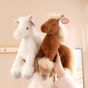 Peluche Personalizzato Realistico di Unicorno in Piedi, Simpatico Cavallo <span class=keywords><strong>Pony</strong></span> Imbottito per Decorazione Casa - Product Image 3
