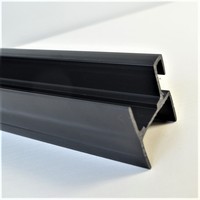 Profil d'extrusion en plastique de haute qualité bande en plastique bande d'étiquette de supermarché porte-étiquette de prix en PVC de l'étagère de supermarché