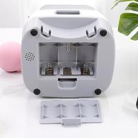 Distributeur automatique de nourriture intelligent WiFi 3,5 L à motif uni, avec bol en acier inoxydable pour chats et chiens - Vente chaude