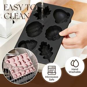 MUYULINS Factory can customize 6/20 cavity pine <b>cone</b> molds, LFGB non-stick BPA Free silicone mousse cake <b>chocolate</b> molds - Product Image 3