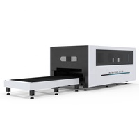 Máquina de Corte Láser de Fibra Totalmente Cerrada con Mesa de Intercambio, Máquina de Corte de Chapa Metálica CNC de 1500W 3000W 6000W para Acero Inoxidable y CS