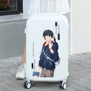 Valise à roulettes en ABS avec impression de dessins animés, 20, 24, 26 pouces, avec roues pivotantes pour les voyages - Product Image 2