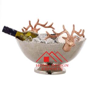 Cuenco enfriador de vino para botellas a la venta, el más vendido, cuenco de hielo para bebidas fundidas para Barware, decoración de fiesta en club nocturno, Pedestal redondo 2025 - Product Image 3