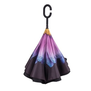 Parapluie inversé avec impression par transfert thermique en couleur - Product Image 1