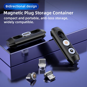 Supporto cavo magnetico clip cavo Organizer cavo cavo magnetico clip gestione filo clip silicone cavo Organizer per telefono cellulare - Product Image 2