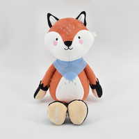 Fournisseur d'usine en Chine, peluche en forme de renard orange, jouet en peluche doux pour enfants