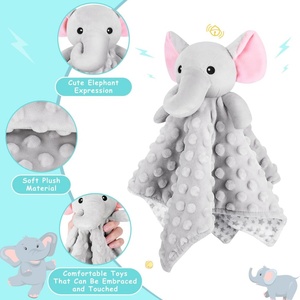 Manta de Confort <span class=keywords><strong>para</strong></span> Bebés, Suave y de Felpa, con Diseño de Elefante, Directo de Fábrica Domi, Regalo <span class=keywords><strong>para</strong></span> Bebés - Product Image 3