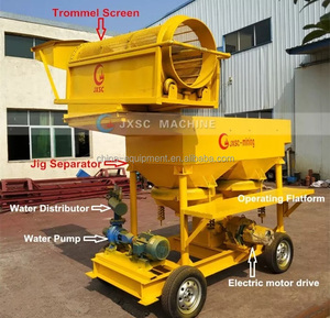 स्टॉक में 10tph गोल्ड डायमंड जिग कंसेंट्रेटर मोबाइल डायमंड वॉशिंग प्लांट - Product Image 3