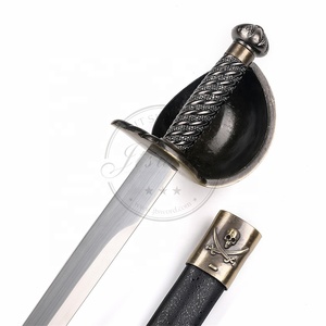 Piratas del Caribe Cutlass Scimitar Jack Arma Espada con Basket Guard - Product Image 5