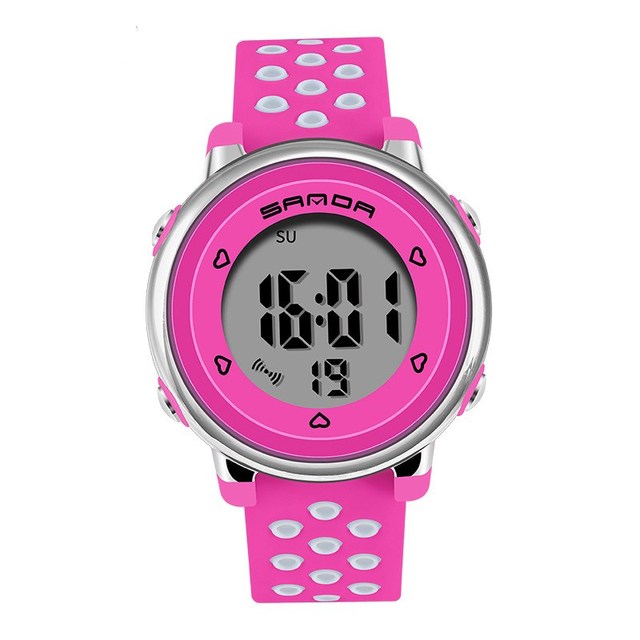 Colorful Silicone Waterproof Led Digital Watch Bracelet For Kid Student