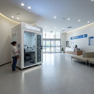 Teknologi AI untuk Periklanan Medis Huasheng, Klinik Dokter & Telemedicine, Kios Layar Sentuh untuk Perawatan Kesehatan HS-S560 - Product Image 1