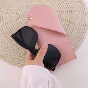 HR Pink PU Leather Eyeglasses Travel Bag Portable <b>Glasses</b> <b>Case</b> Elegant Reading <b>Glasses</b> Storage Bag <b>for</b> Women Men Gifts - Product Image 1