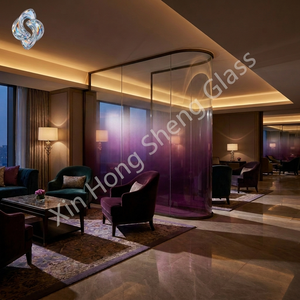 Panel de Vidrio Decorativo con Degradado de Color, Lámina de Vidrio Artístico Ecológica Personalizada para Hoteles, Villas, Restaurantes y Bares - Product Image 6