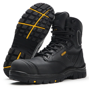 Giày bảo hộ ANTENG, chất liệu da, mũi thép, chống đâm xuyên, chống tĩnh điện ESD, chống tĩnh điện tĩnh điện, đạt tiêu chuẩn EN ISO 20345, đế cao su chống thấm nước. - Product Image 1