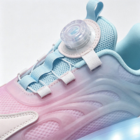 Chaussures à roulettes LED rechargeables pour enfants, garçons et filles, unisexe, avec boucle rotative, baskets lumineuses, vente en gros Ruidongle