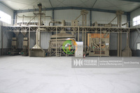 Fabricant usine de transformation de grains pour le nettoyage du maïs, du riz, du sésame avec moteur machine de nettoyage des grains