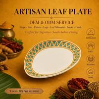 Assiette de service en mélamine en forme de goutte d'eau, prix usine OEM ODM, vaisselle incassable, cadeau pour la maison, école, comptoir de cuisine