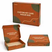 Boîte d'expédition personnalisée pour produits d'élevage avec insert pour emballage e-commerce